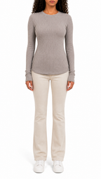 Zenana Long Sleeve Wide Rib Top
