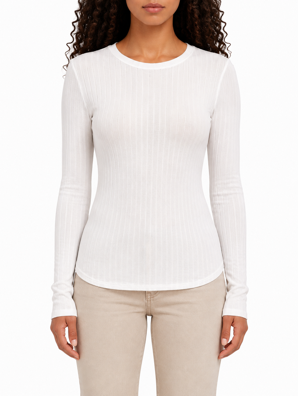 Zenana Long Sleeve Wide Rib Top