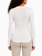 Zenana Long Sleeve Wide Rib Top