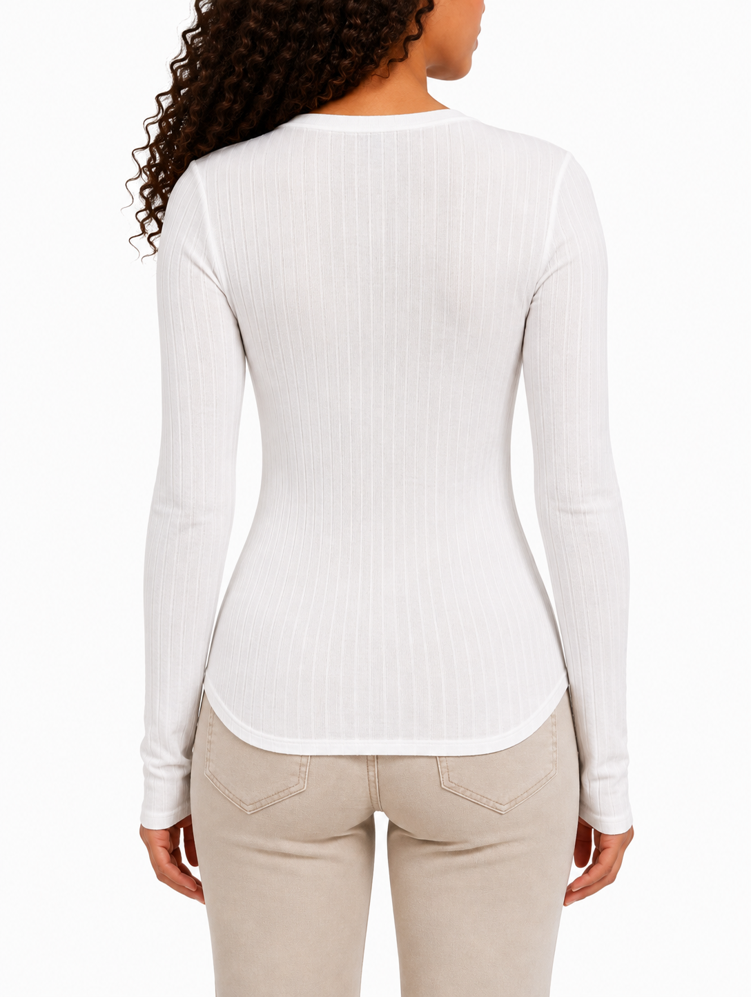 Zenana Long Sleeve Wide Rib Top