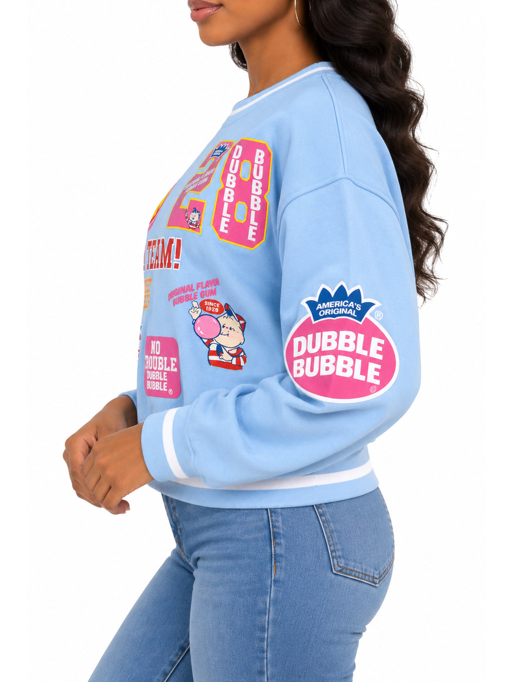 Charms Blow Pop Star Graphic Crop Sweatshirt