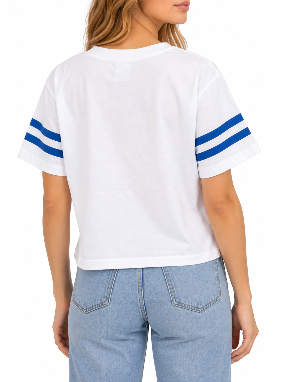 Dubble Bubble Graphic Crop Crew Neck Tee