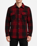 Camo Print Button Up Shirt Jacket - Label Shopper
