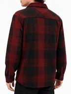 Camo Print Button Up Shirt Jacket - Label Shopper
