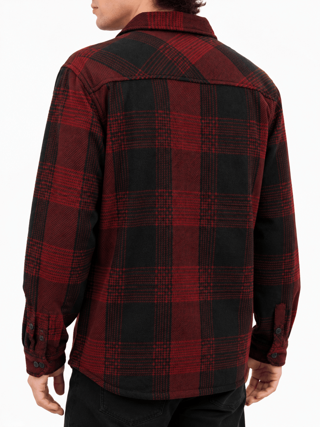 Camo Print Button Up Shirt Jacket - Label Shopper