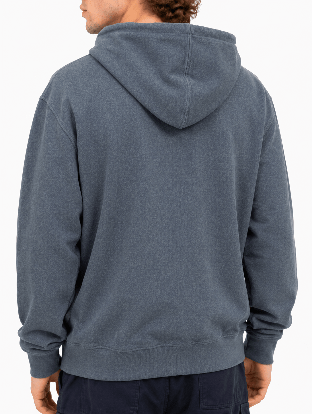 Charcoal Gray Solid Zip Hoodie - Label Shopper