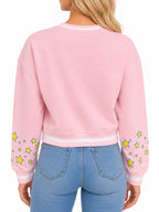 Charms Blow Pop Star Graphic Crop Sweatshirt - Label Shopper