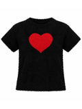 Girls Gray Star Short Sleeve Sweater - Label Shopper