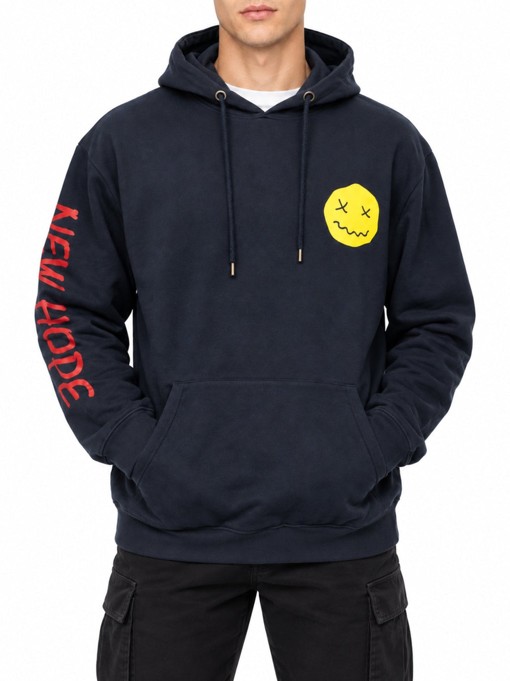 New Hope Cross Face Hoodie - Label Shopper