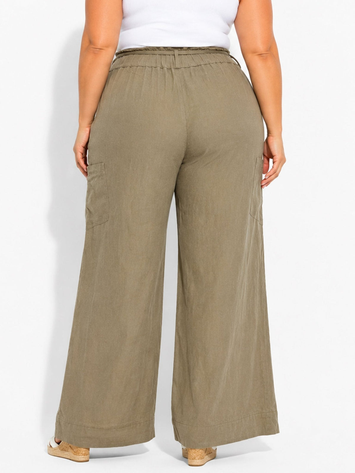 Plus Size Women's Wide Leg Pull On - Label Shopper