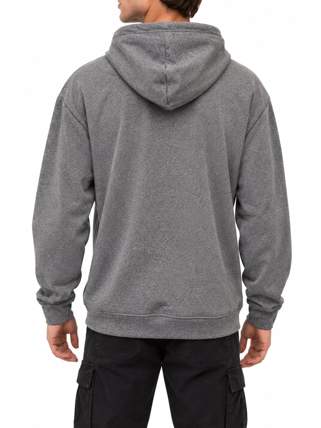 True Essentials Tricot Pullover Hoodie - Label Shopper