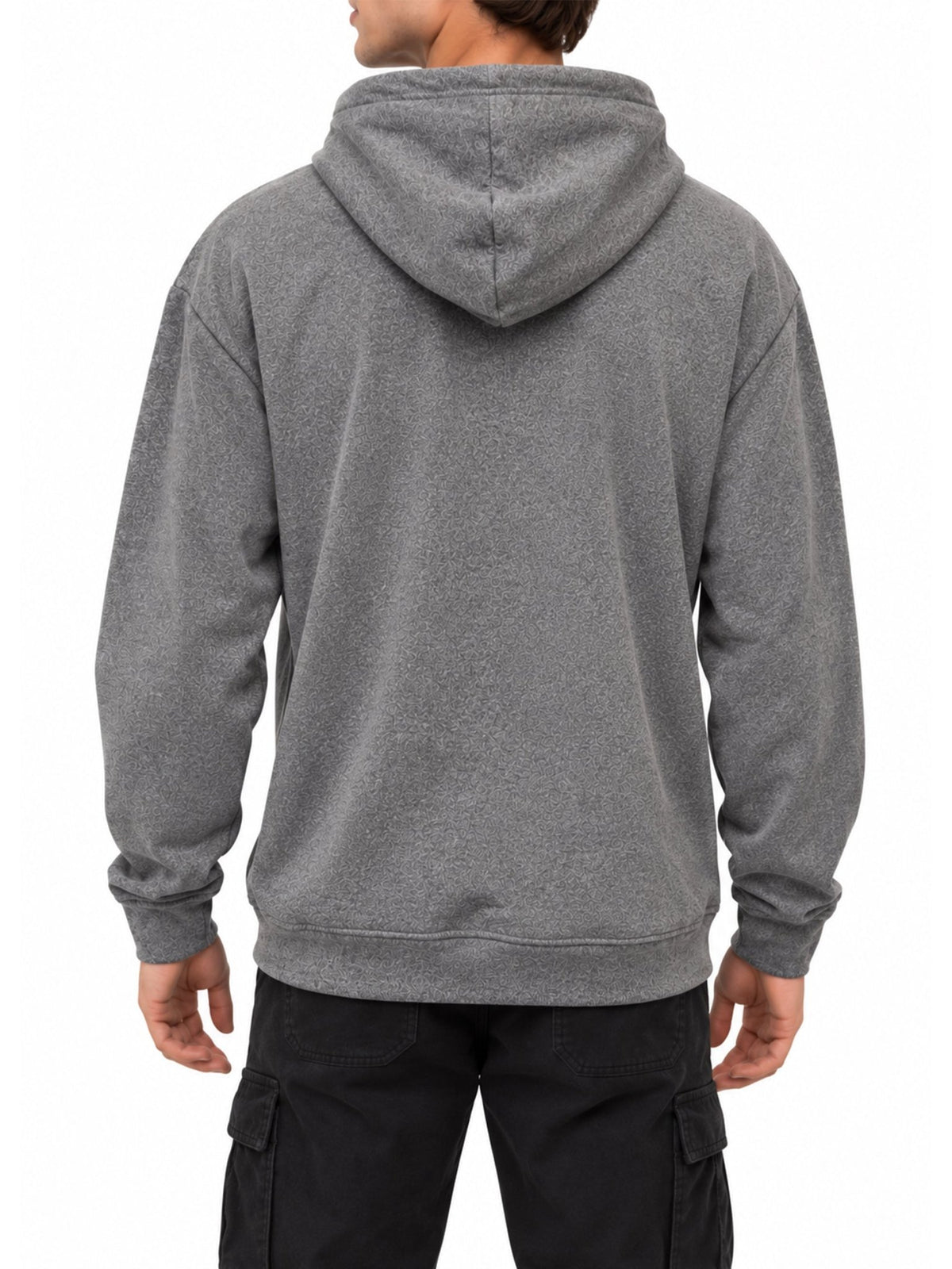 True Essentials Tricot Pullover Hoodie - Label Shopper