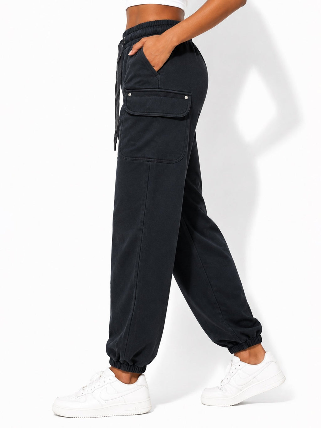 Women's Cargo Jogger Pants - Label Shopper