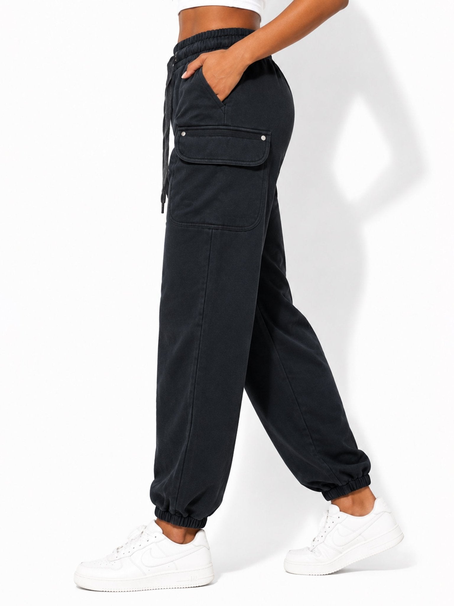 Women's Cargo Jogger Pants - Label Shopper