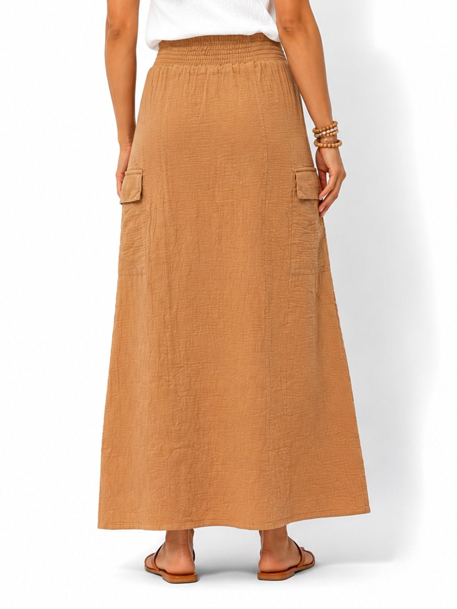 Women's Cargo Maxi Skirt - Label Shopper