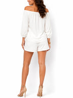 Women's Off-Shoulder Matching Set - Label Shopper