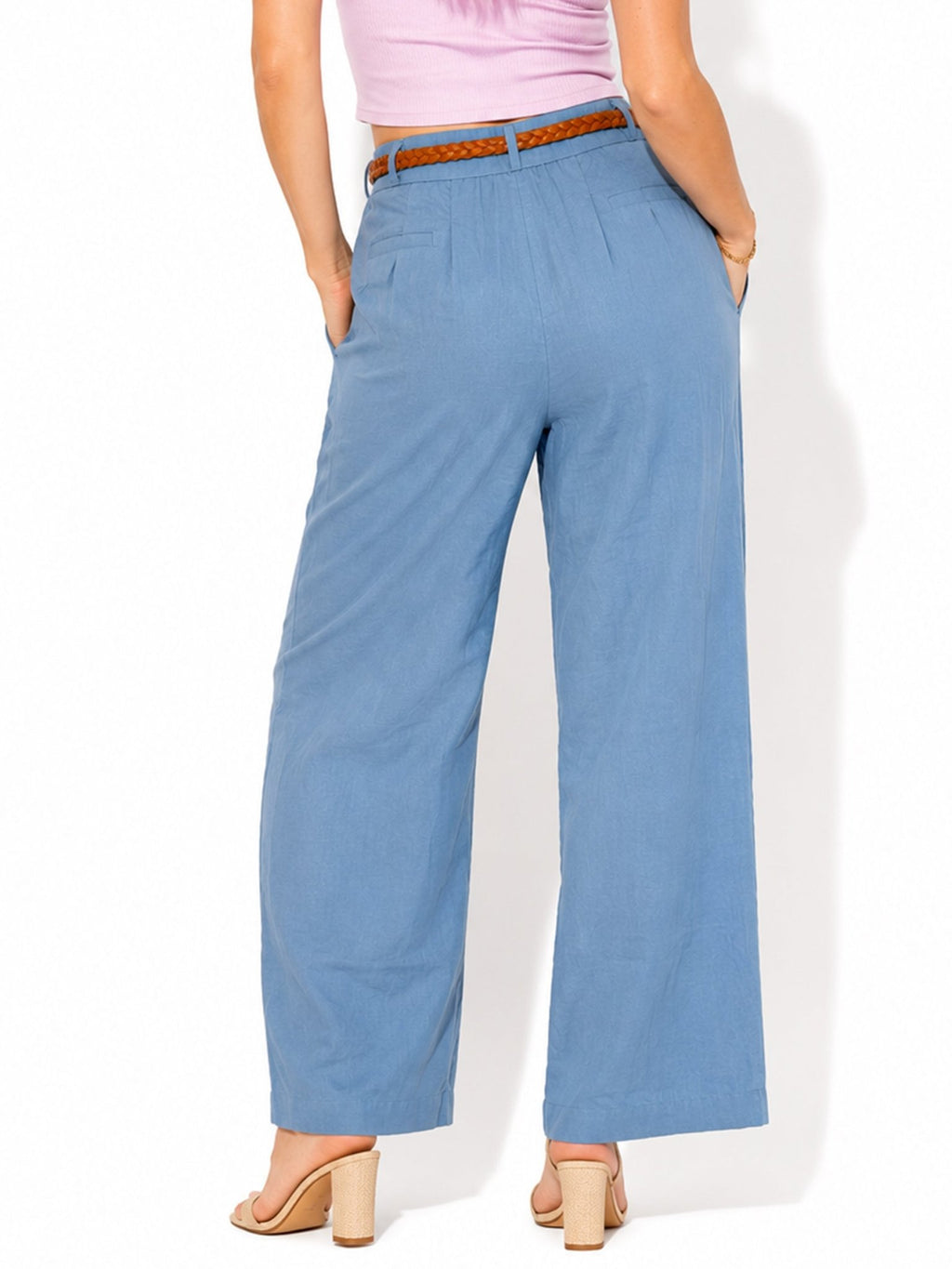 Women's Wide-Leg Cropped Pants - Label Shopper